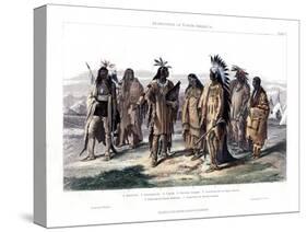 Aborigines of North America, 1873-JJ Crew-Stretched Canvas