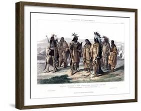 Aborigines of North America, 1873-JJ Crew-Framed Giclee Print