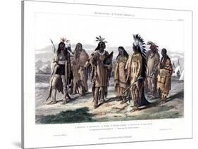 Aborigines of North America, 1873-JJ Crew-Stretched Canvas