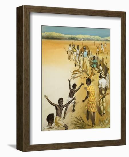 Aborigines-Mcbride-Framed Giclee Print