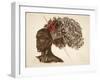 Aboura, Chef Ababoua (Bambili), from Dessins Et Peintures D'afrique, Executes Au Cours De L'expedit-Alexander Yakovlev-Framed Giclee Print