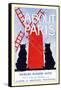 About Paris by Richard Harding Davis-Edward Penfield-Framed Stretched Canvas