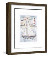About to Sail-Jane Claire-Framed Art Print