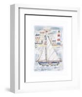 About to Sail-Jane Claire-Framed Art Print