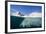 Above and Below View of Glacial Ice in Orne Harbor, Antarctica, Polar Regions-Michael Nolan-Framed Photographic Print