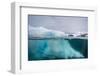 Above and Below View of Glacial Ice Near Wiencke Island, Neumayer Channel, Antarctica-Michael Nolan-Framed Photographic Print