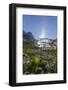 Above and Below View of Ice Melt Waterfall Cascading Down in Svartisen National Park-Michael Nolan-Framed Photographic Print