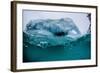 Above and Below Water View of Iceberg at Booth Island, Antarctica, Polar Regions-Michael Nolan-Framed Photographic Print