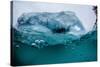 Above and Below Water View of Iceberg at Booth Island, Antarctica, Polar Regions-Michael Nolan-Stretched Canvas