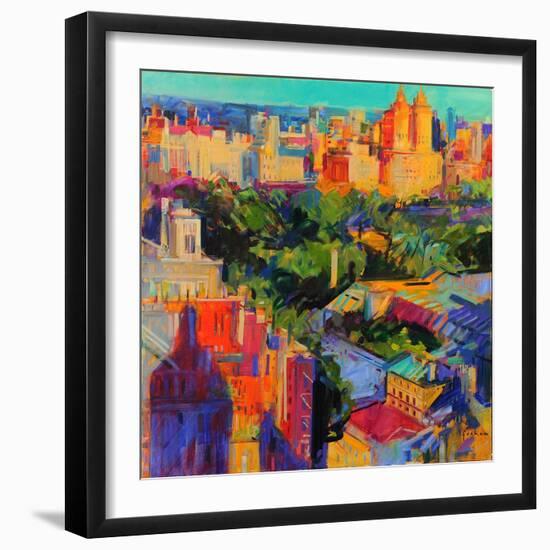 Above Central Park-Peter Graham-Framed Giclee Print