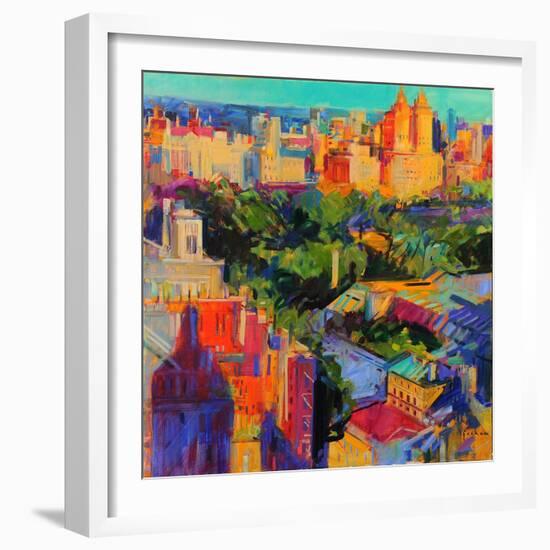 Above Central Park-Peter Graham-Framed Giclee Print