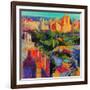 Above Central Park-Peter Graham-Framed Giclee Print