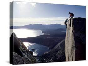 Above Emerald Bay, Lake Tahoe, California, USA-null-Stretched Canvas