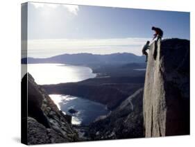 Above Emerald Bay, Lake Tahoe, California, USA-null-Stretched Canvas