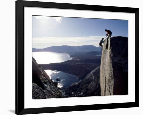 Above Emerald Bay, Lake Tahoe, California, USA-null-Framed Photographic Print