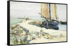 Above Lake Garda-John Singer Sargent-Framed Stretched Canvas