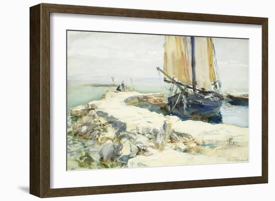 Above Lake Garda-John Singer Sargent-Framed Giclee Print