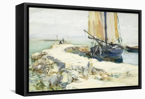 Above Lake Garda-John Singer Sargent-Framed Stretched Canvas