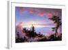 Above the Clouds at Sunrise-Frederic Edwin Church-Framed Art Print