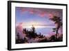 Above the Clouds at Sunrise-Frederic Edwin Church-Framed Art Print