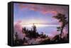 Above the Clouds at Sunrise-Frederic Edwin Church-Framed Stretched Canvas