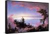 Above the Clouds at Sunrise-Frederic Edwin Church-Framed Stretched Canvas