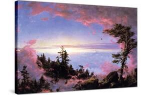 Above the Clouds at Sunrise-Frederic Edwin Church-Stretched Canvas