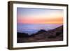 Above the Fog Line at Sunset, Mount Tamalpais, Marin County-Vincent James-Framed Photographic Print