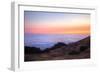 Above the Fog Line at Sunset, Mount Tamalpais, Marin County-Vincent James-Framed Photographic Print