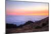Above the Fog Line at Sunset, Mount Tamalpais, Marin County-Vincent James-Mounted Photographic Print