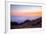 Above the Fog Line at Sunset, Mount Tamalpais, Marin County-Vincent James-Framed Photographic Print