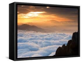 Above the Horizon-Art Wolfe-Framed Stretched Canvas