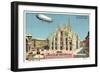 Above the Piazza Del Duomo, Milan-null-Framed Giclee Print