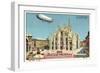 Above the Piazza Del Duomo, Milan-null-Framed Giclee Print