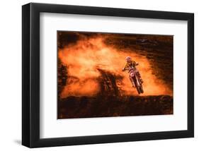 Above-null-Framed Art Print