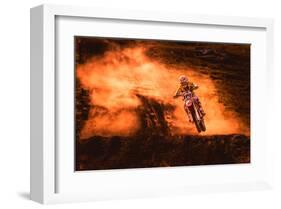 Above-null-Framed Art Print