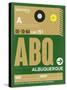 ABQ Albuquerque Luggage Tag I-NaxArt-Stretched Canvas