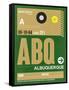 ABQ Albuquerque Luggage Tag I-NaxArt-Framed Stretched Canvas