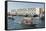 Abra (Ferry Boat), Dubai Creek, Dubai, United Arab Emirates, Middle East-Matt-Framed Stretched Canvas