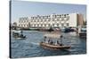 Abra (Ferry Boat), Dubai Creek, Dubai, United Arab Emirates, Middle East-Matt-Stretched Canvas