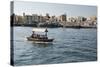 Abra (Ferry Boat), Dubai Creek, Dubai, United Arab Emirates, Middle East-Matt-Stretched Canvas