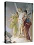 Abraham and Angels-Giovanni Battista Tiepolo-Stretched Canvas