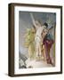 Abraham and Angels-Giovanni Battista Tiepolo-Framed Giclee Print