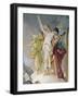 Abraham and Angels-Giovanni Battista Tiepolo-Framed Giclee Print