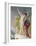 Abraham and Angels-Giovanni Battista Tiepolo-Framed Giclee Print