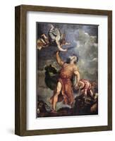 Abraham and Isaac, 1543-Titian (Tiziano Vecelli)-Framed Giclee Print