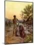 Abraham and Isaac at Mount Moriah - Bible-William Brassey Hole-Mounted Giclee Print