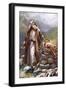 Abraham and Isaac-Harold Copping-Framed Giclee Print