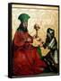 Abraham and Melchisedech the King of Salem Melchisedech (Melchisedec or Melchizedek or Melkisedeq O-Konrad Witz-Framed Stretched Canvas