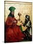 Abraham and Melchisedech the King of Salem Melchisedech (Melchisedec or Melchizedek or Melkisedeq O-Konrad Witz-Stretched Canvas